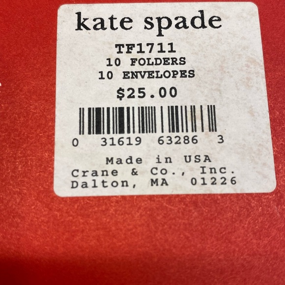 Kate Spade 10’Come to a Party Fold Over Invitations Crane & Co Stationary NWT - Picture 8 of 10